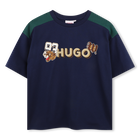 T-SHIRT MANGAS CURTAS, AZUL MEDIEVAL, hi-res