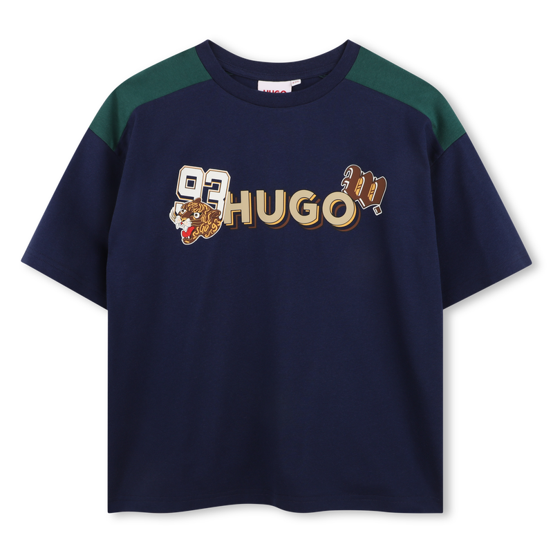T-SHIRT MANGAS CURTAS HUGO 
                        MENINO
