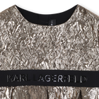 Top de manga curta KARL LAGERFELD KIDS 
                    GIRL