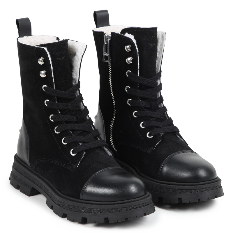 Botas de couro com atacadores ZADIG & VOLTAIRE 
                        GIRL