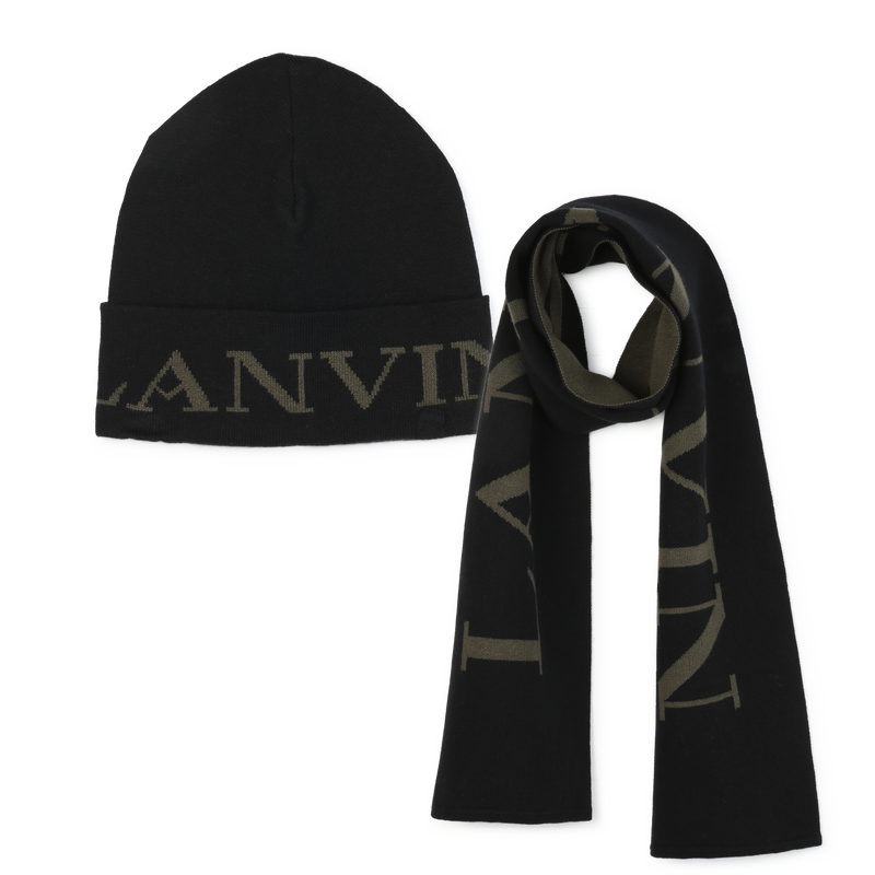 Conjunto de chapéu e cachecol LANVIN 
                    BOY