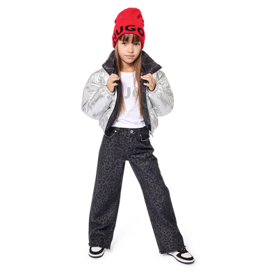 Casaco curto reversível HUGO GIRL