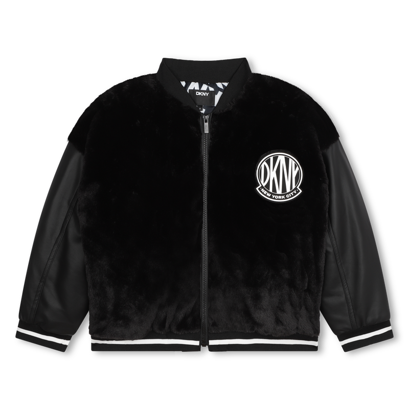 Fluffy Fleece Jacket DKNY 
                    GIRL