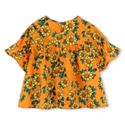 Blusa em cetim de algod&atilde;o KENZO KIDS 
                    GIRL