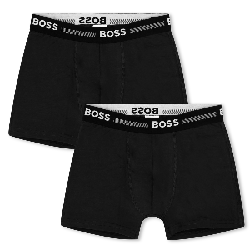 Lote de 2 boxers em algod&atilde;o BOSS 
                        BOY