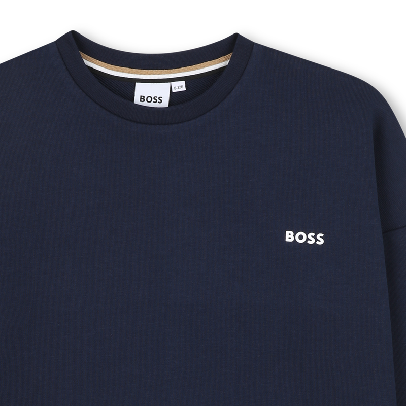 Sweatshirt gola redonda lisa BOSS 
                        BOY