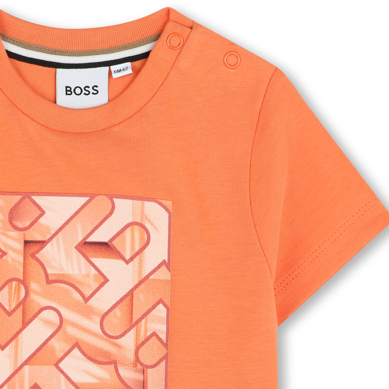 T-shirt de mangas curtas BOSS 
                        BOY