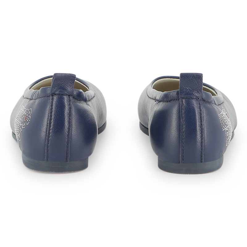 Bailarina de couro de cabra KENZO KIDS 
                        GIRL