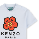 T-shirt com snap no ombro KENZO KIDS 
                    MENINA