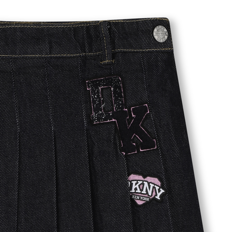 Saia de denim DKNY 
                        GIRL