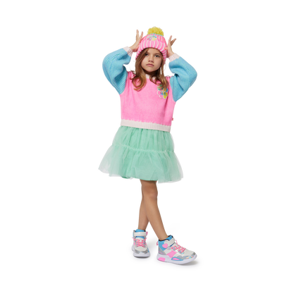 Vestido bi-matéria BILLIEBLUSH GIRL