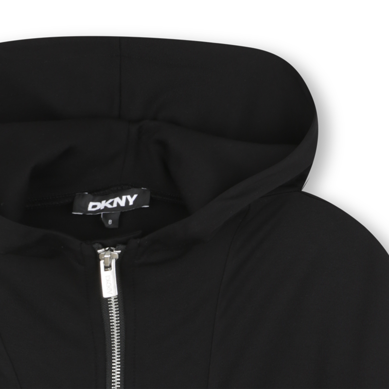 Cardigan com capuz DKNY 
                    GIRL