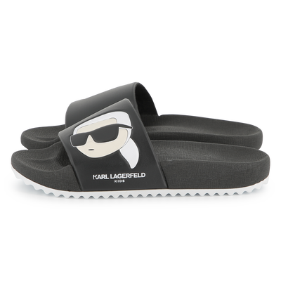 Sliders with design KARL LAGERFELD KIDS BOY