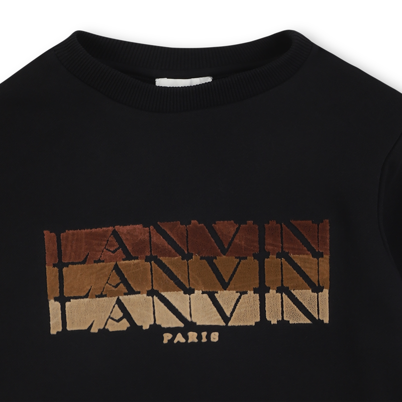 Moletom com logotipo LANVIN 
                    BOY