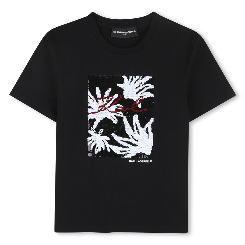 T-SHIRT DE MANGA CURTA KARL LAGERFELD KIDS 
                        GIRL