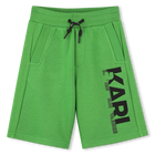 Bermuda de algod&atilde;o KARL LAGERFELD KIDS 
                    BOY