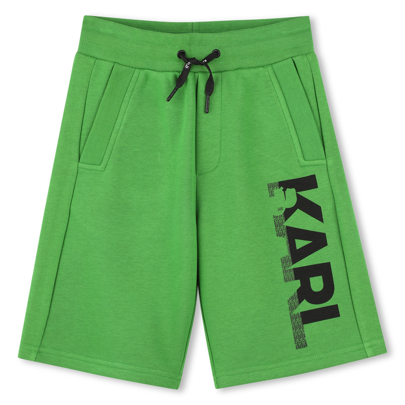 Bermuda de algod&atilde;o KARL LAGERFELD KIDS 
                        BOY