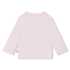 T-shirt algod&atilde;o manga comprida BILLIEBLUSH 
                    GIRL