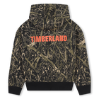 Cardig&atilde; em molet&atilde;o com capuz TIMBERLAND 
                    BOY