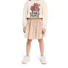 Saia em jacquard lam&eacute; KENZO KIDS 
                    GIRL