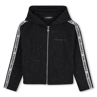 Cardigan  com capuz KARL LAGERFELD KIDS GIRL