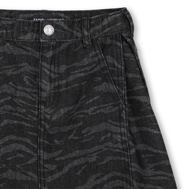 Saia de denim ZADIG & VOLTAIRE 
                        GIRL