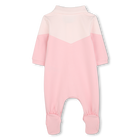 Pijama de recortes e gola polo BOSS 
                    GIRL