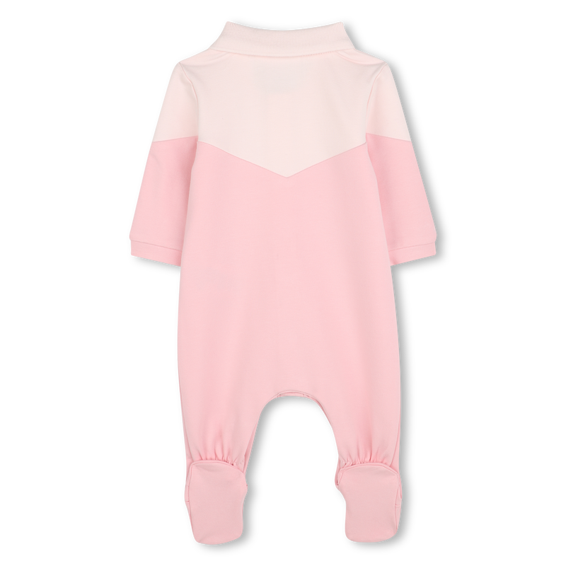 Pijama de recortes e gola polo BOSS 
                        GIRL