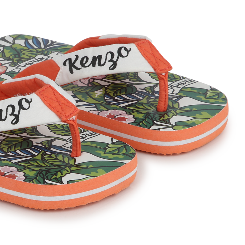 Printed insole flip-flops KENZO KIDS 
                    UNISEX