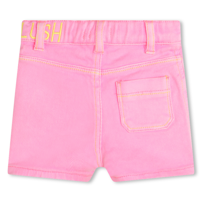 Calções com bolsos e bordados BILLIEBLUSH 
                    GIRL