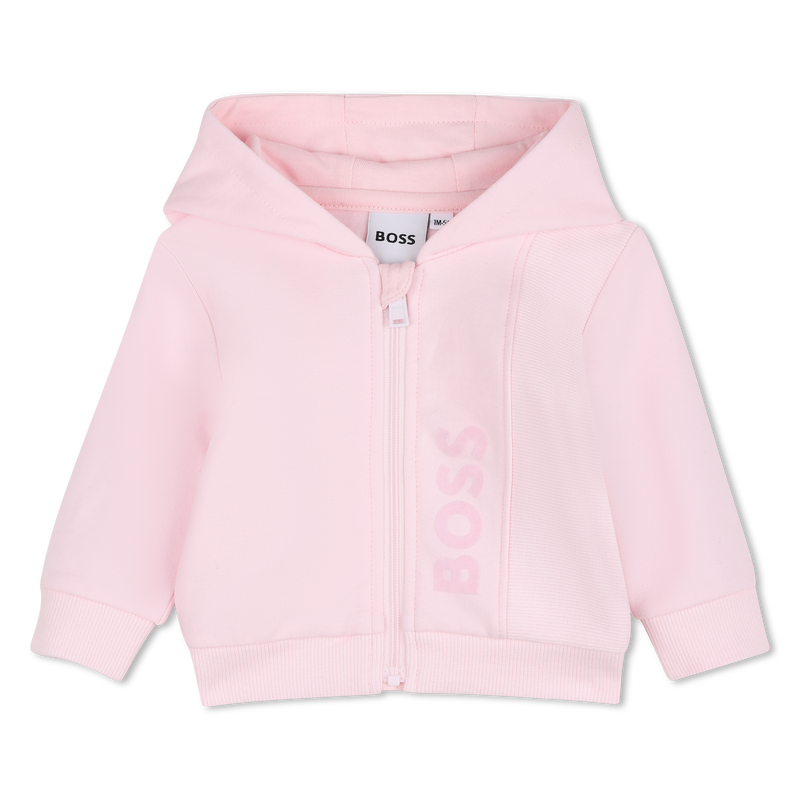 Conjunto de cal&ccedil;a, cardig&atilde; e camiseta BOSS 
                        MENINA