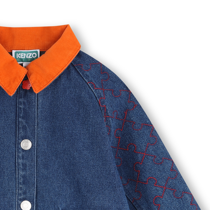 Casaco de denim KENZO KIDS 
                        GIRL