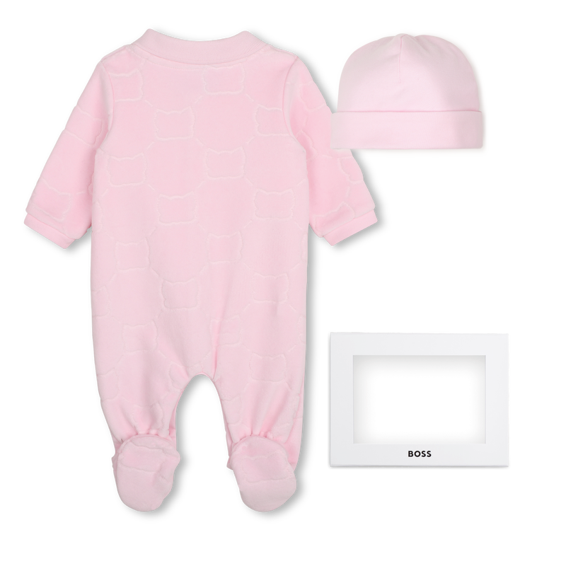 Conjunto de pijama e touca BOSS 
                        MENINA