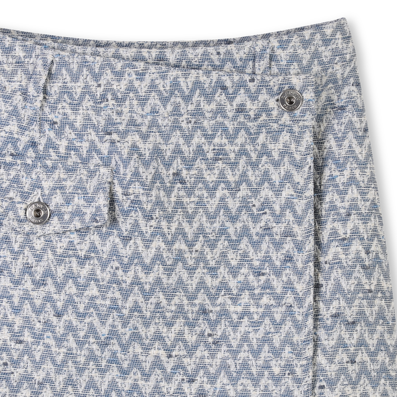Saia envelope em tweed LANVIN 
                        GIRL
