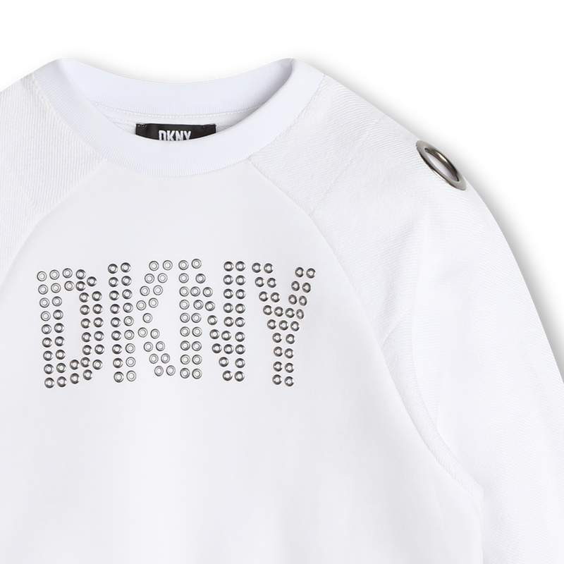 Camisola em moletão DKNY 
                    GIRL