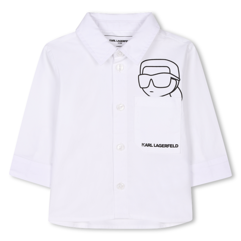 Conjunto camisa e calções KARL LAGERFELD KIDS 
                    BOY