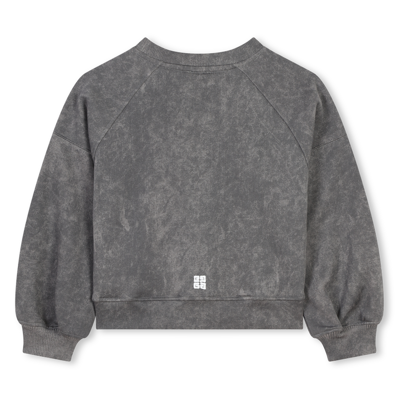 Sweatshirt moletão de algodão GIVENCHY 
                    GIRL