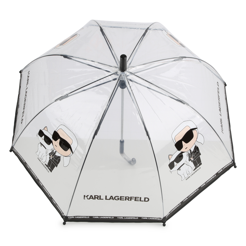 Transparent Printed Umbrella KARL LAGERFELD KIDS 
                    GIRL