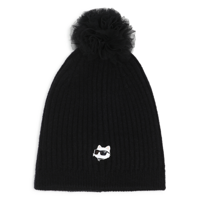 Gorro de tric&ocirc; KARL LAGERFELD KIDS GIRL
