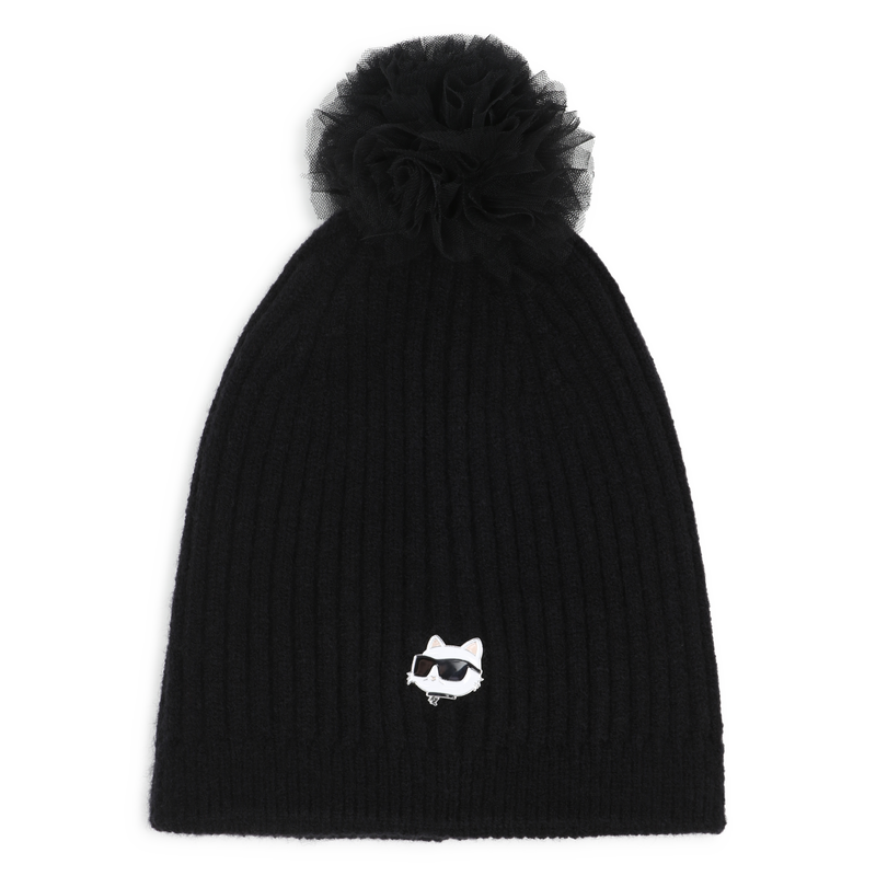 Gorro de tric&ocirc; KARL LAGERFELD KIDS 
                        GIRL