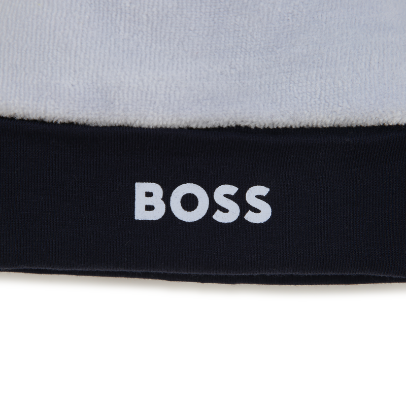 Touca recém-nascido bicolor BOSS 
                    BOY