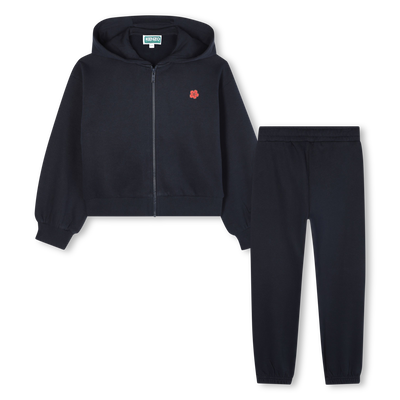 Conjunto de cardigã e calças de lã KENZO KIDS GIRL