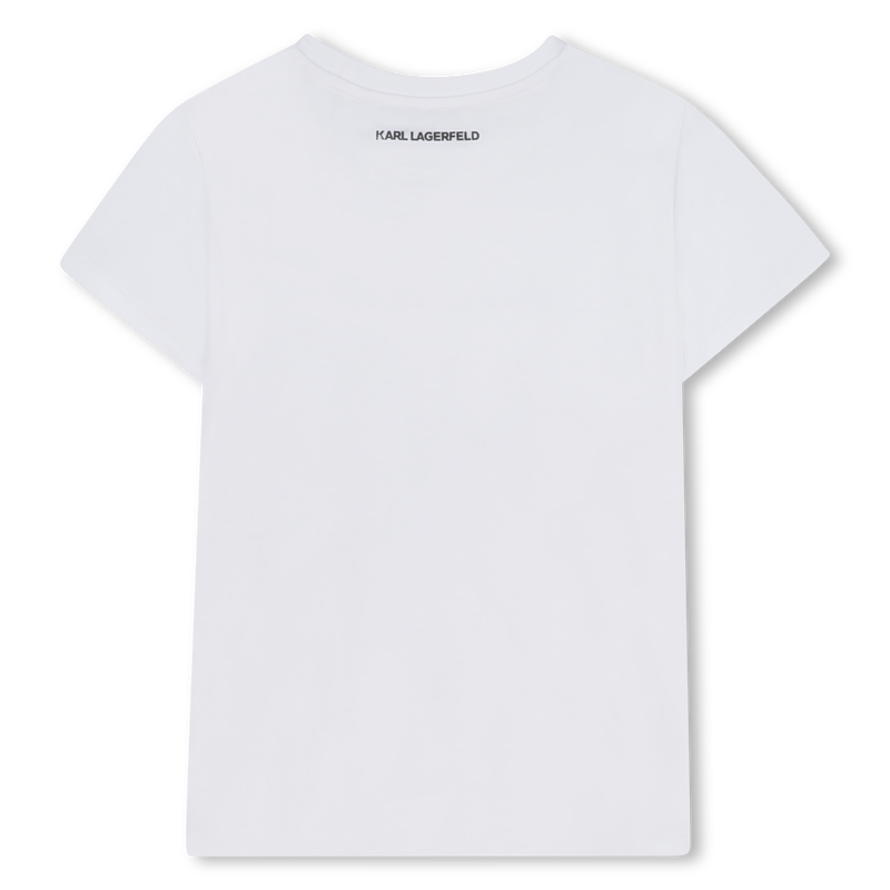 T-shirt de manga curta KARL LAGERFELD KIDS 
                    GIRL