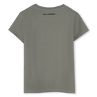 T-shirt com estampa KARL LAGERFELD KIDS 
                    GIRL