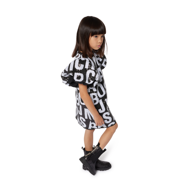 Vestido formal com lantejoulas MARC JACOBS 
                    GIRL