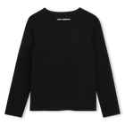 Camiseta de manga longa KARL LAGERFELD KIDS 
                    GIRL