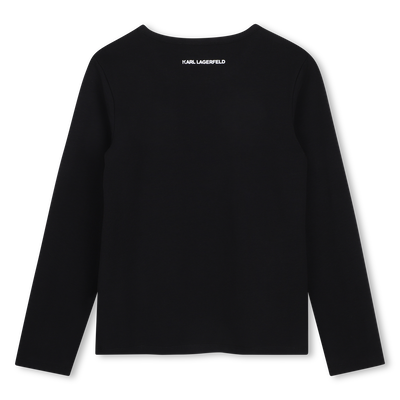 Camiseta de manga longa KARL LAGERFELD KIDS GIRL