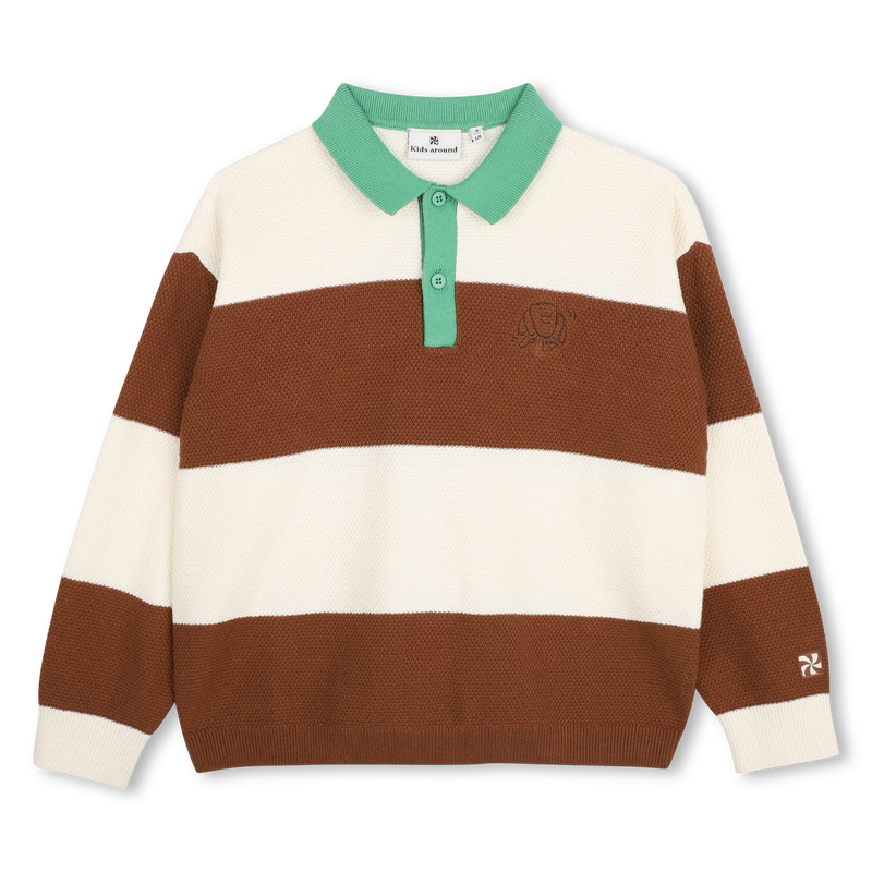 Polo de malha KIDS AROUND 
                        BOY