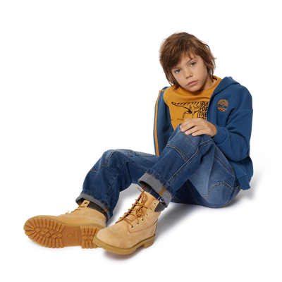 T-shirt com estampa e mensagem TIMBERLAND BOY