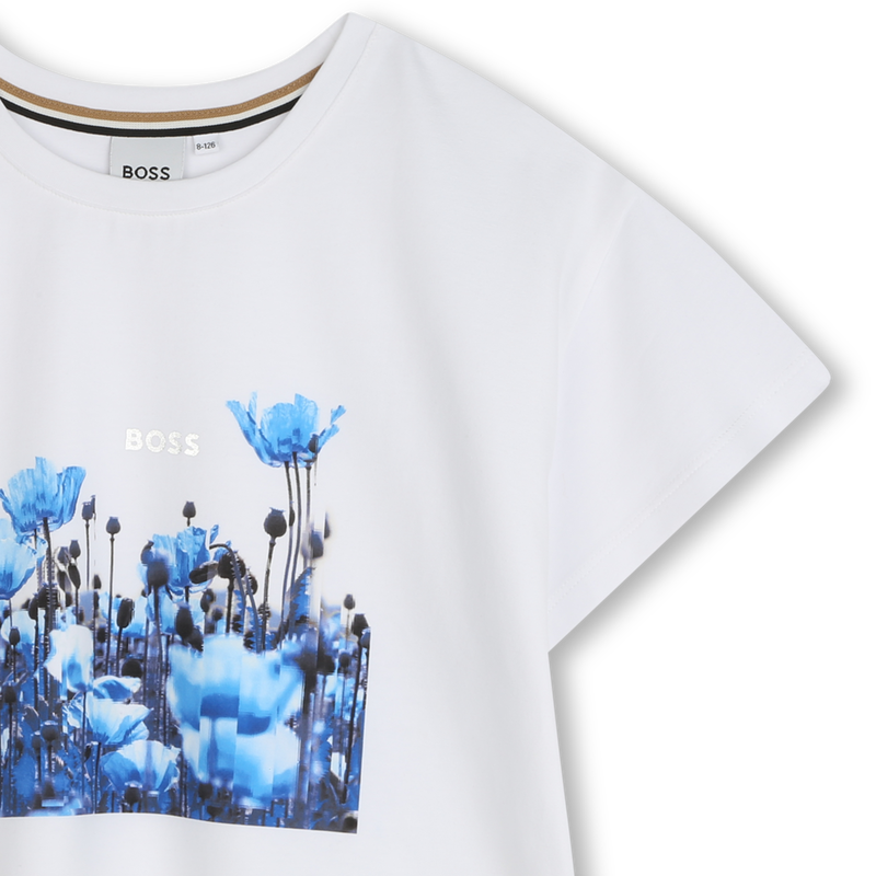T-shirt de mangas curtas BOSS 
                        MENINA